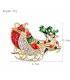 XSB194 - Christmas Festive Saree Brooch